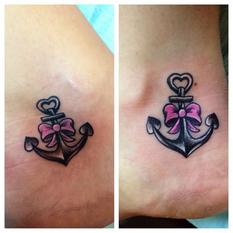 Anchor Tattoo With Bow Bow Tattoo Pinterest