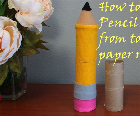 How To Make Toilet Paper Roll Pencil Case Instructables