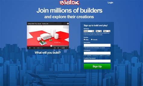 Unofficial Roblox New Roblox Log In Page
