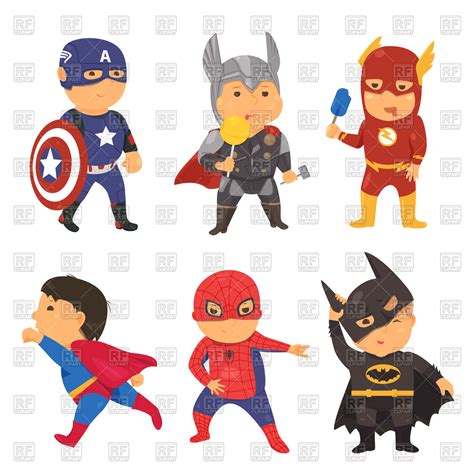 Cartoon Superheroes Clipart Free Download On Clipartmag