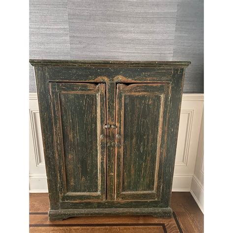 Early 20th Century Antique Green Cupboard Chairish