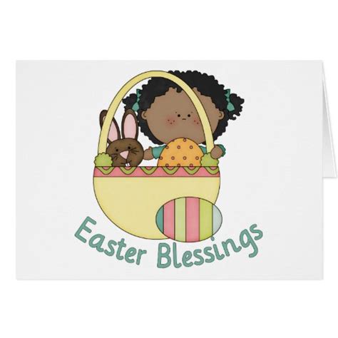 Adorable African American Easter Kids Cards Zazzle