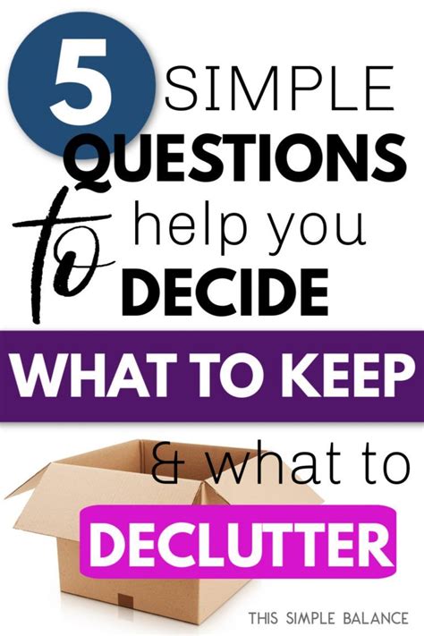 5 Decluttering Questions To Use Instead Of Does It Spark Joy