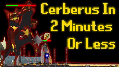 Cerberus Guide Osrs In Under 2 Minutes Youtube