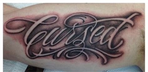 Tattoo are not just a structure for body change this is additionally stunning quality tribute to incite state of mind and sentiments. Cursed! | Tattoo ideas | Tattoos, Name tattoo designs ...