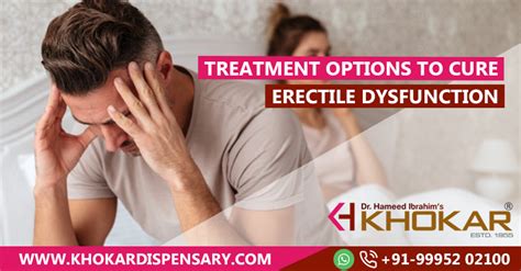 Treatment Options To Cure Erectile Dysfunction Health Tips