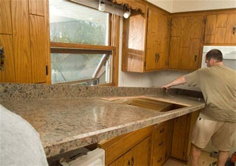 Now you know how to install kitchen cabinets and even how to make them yourself if you choose to. HOME DZINE Kitchen | Replace kitchen countertop