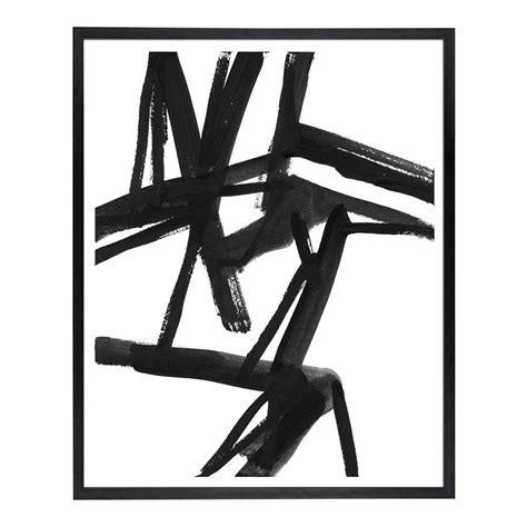 Black And White Modern Abstract Art Abstract Contemporary Print