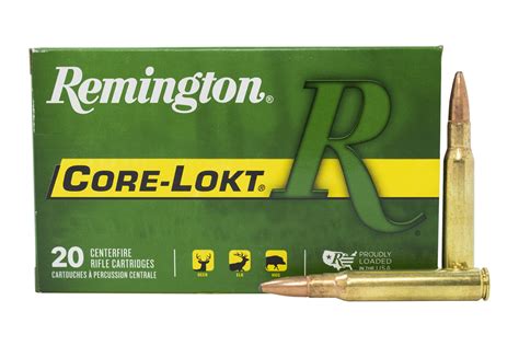 Remington 30 06 Springfield 165 Gr Core Lokt Tipped 20box Sportsman