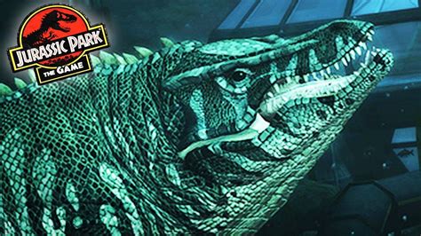 Experience a brand new adventure in four parts, set during the events of the first jurassic park movie and see new areas and dinosaurs in this landmark adventure 65 million. MOSASAURUS ATTACK!!! - Jurassic Park: The Game - YouTube