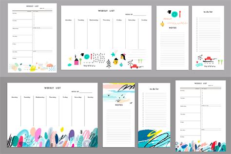 Weekly Planners on Behance