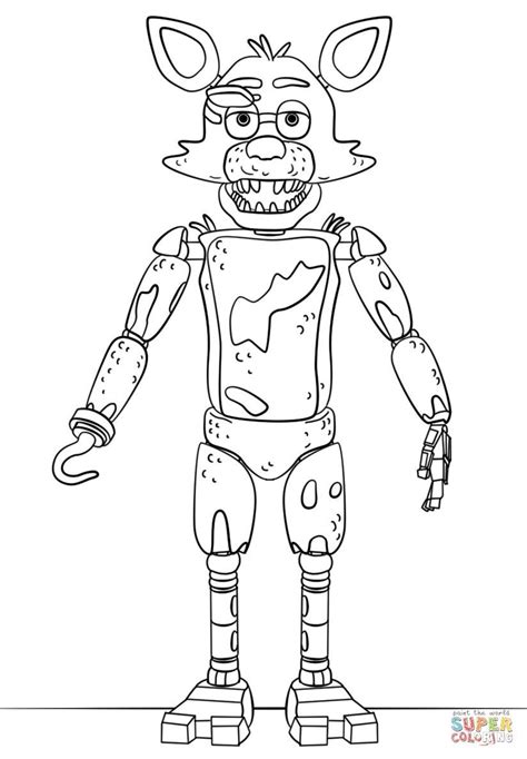 Springtrap Coloring Sheet Coloring Pages