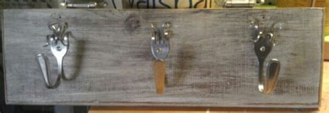 Hooks Made Out Of Forks Use In The Kitchen Or Back Door To Hang