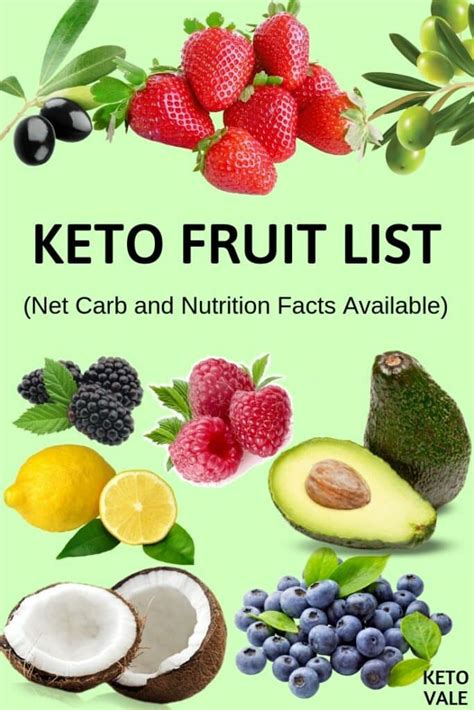 11 Best Low Carb Keto Friendly Fruits And Their Net Carb Ketovale