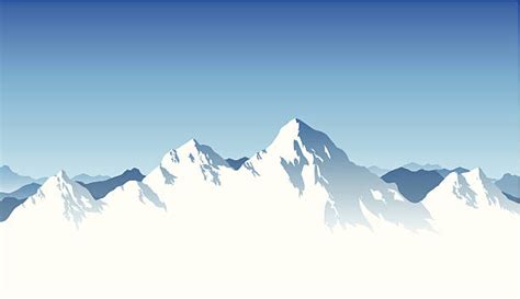 Royalty Free Snow Capped Mountains Clip Art Vector Images