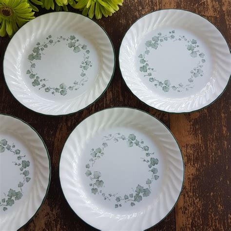 Set Of Corelle By Corning Callaway Luncheon Plate Green Ivy