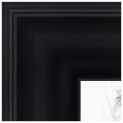 Arttoframes 10x13 Inch Satin Black Reverse Step Picture Frame This