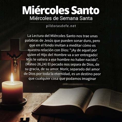 Oración Para El Miércoles Santo Oración Para La Semana Santa