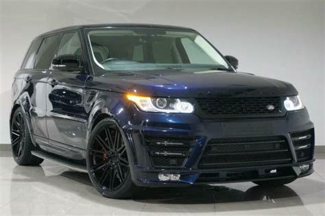 2015 Blue Land Rover Range Rover Sport 30sd V6 Hse Autobiography Looks