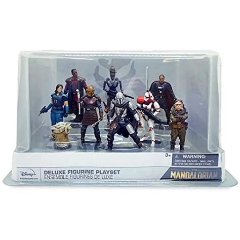 Disney Star Wars The Mandalorian Deluxe Figure Play Set Of 9 Include