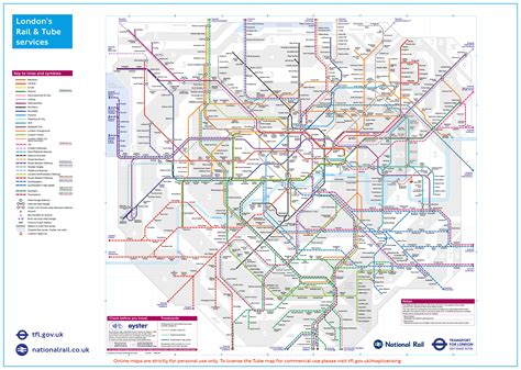 Tfl Has Produced A New And Improved Tube And Rail Map