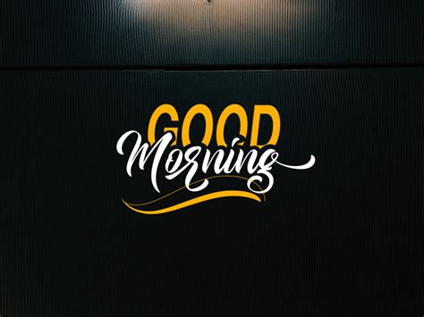 Good Morning Font Khaiuns Fontspace