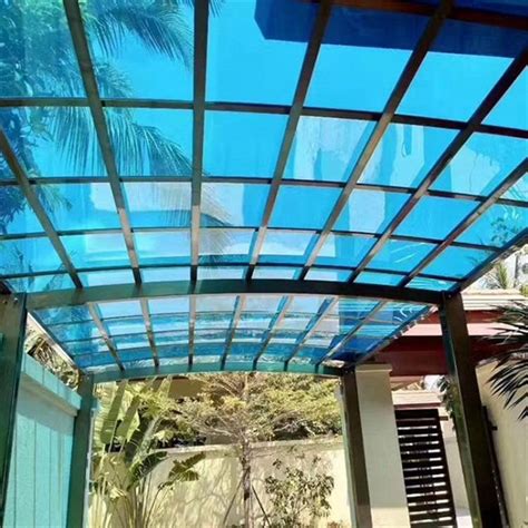Clear Polycarbonate Solid Roofing Panels For Patio Awning Canopy