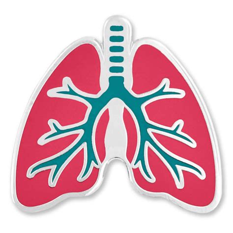 Human Lungs Lapel Pin Pinmart