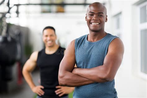 African Gym Trainer Stock Image Image Of Muscle Good 47297689