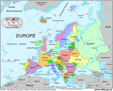 Europe Map With Oceans United States Map Europe Map