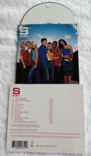 s club 7 sunshine cd album no case 731458946120 ebay