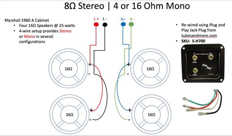 Connect the speaker and wire. Stereo Guitar Jack Wiring Diagram