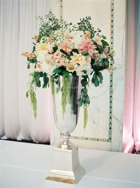 Elegant Pedestal Floral Elizabeth Anne Designs The Wedding Blog