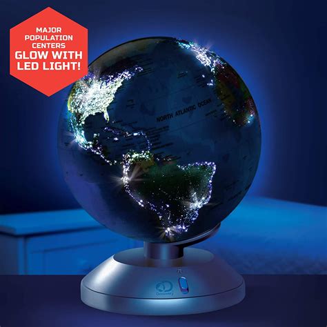 Buy Discovery Kids 2 In 1 World Globe Led Lamp Wday And Night Modes
