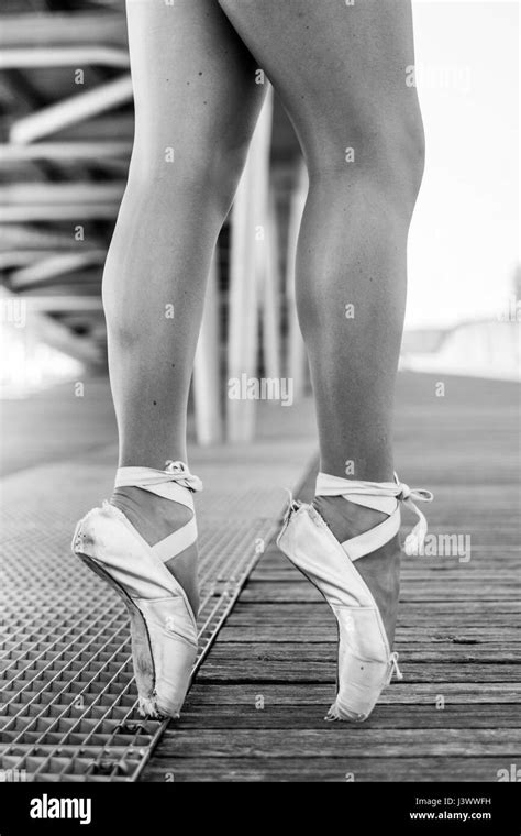 Ballerina Feet Black And White Stock Photos And Images Alamy