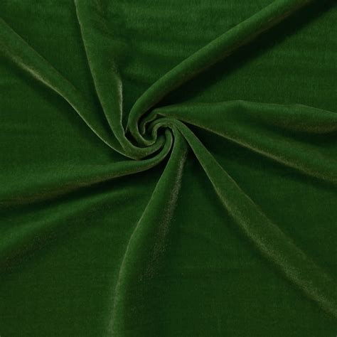 Wholesale Venus Luxe Silk Velvet Fabric Green 25 yard bolt - Fabric Direct