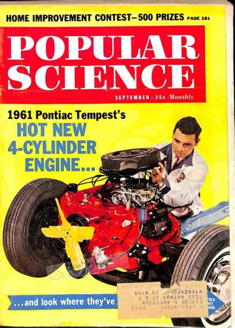 Cover Print Of Popular Science September 1960