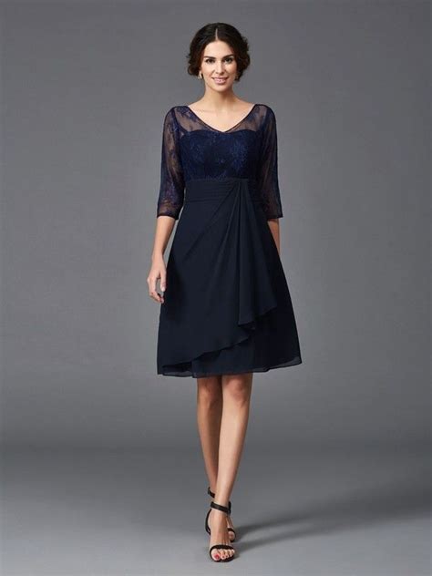 Plus Size Navy Blue Mother Of The Bride Dresses For Weddings With