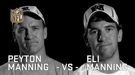 Peyton Manning Vs Eli Manning Trivia Battle Youtube
