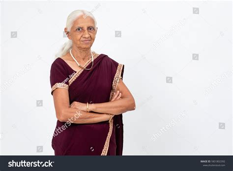 Old Woman Saree Images Stock Photos Vectors Shutterstock