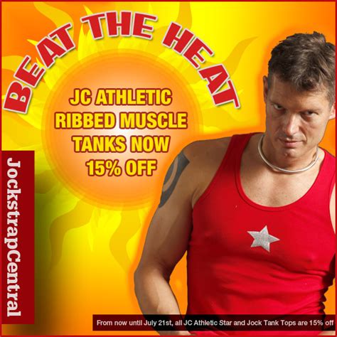 Beat The Summer Heat With 15 Off Jc Athletic Tank Tops Underwear News Briefs