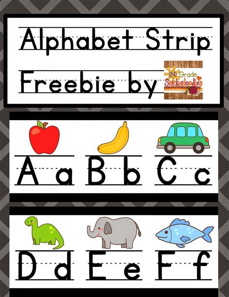 Practice one section a day or do the whole worksheet at once. Alphabet Strip Posters FREEBIE | Alphabet kindergarten, Alphabet preschool, Alphabet posters ...