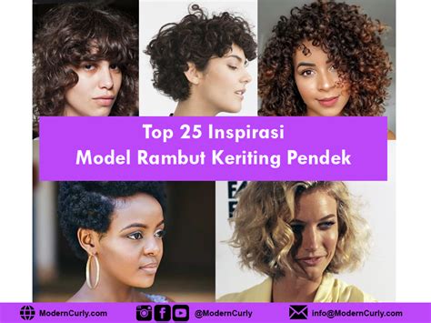Model rambut pendek wanita ini sedang ngehits di tahun 2021! Top 25 model rambut keriting pendek populer untuk wanita ...