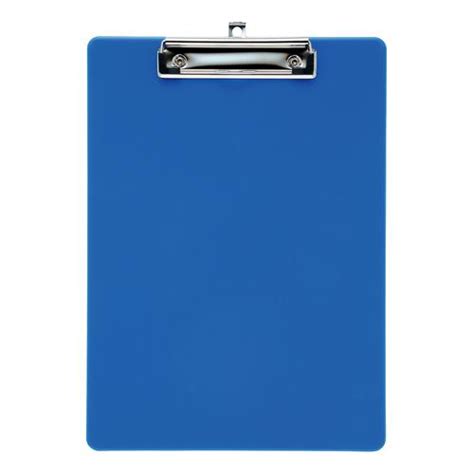 5 Star Office Clipboard Solid Plastic Durable With Rounded Corners A4 Blue