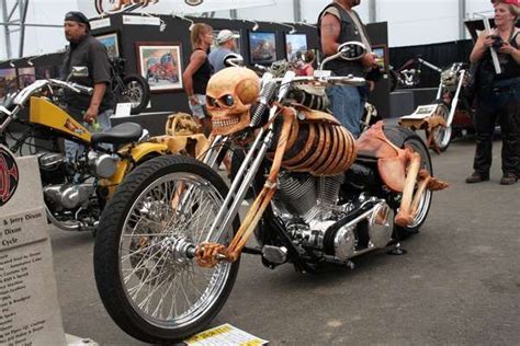 Another Cool Skull Bike Ja Bike Custom Motorcycles Motorcycle