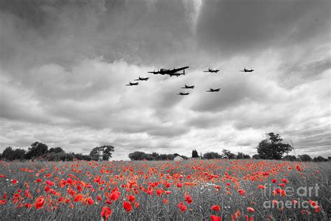Battle Of Britain Anniversary Selective Digital Art By Airpower Art