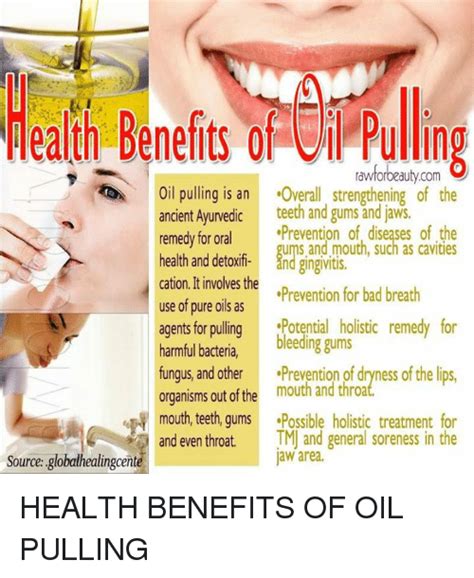 Rawfobeauty Com Oil Pulling Is An Overall Strengthening Of The Teeth And Gums And Jaws Ancient