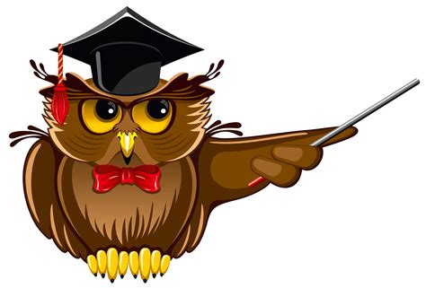 Images For School Owl Clipart Сова картины Чучело совы и Школьные темы