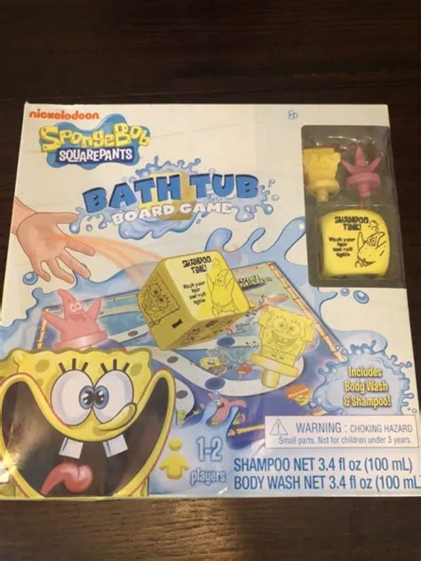 Spongebob Squarepants Bath Tub Board Game 1600 Picclick
