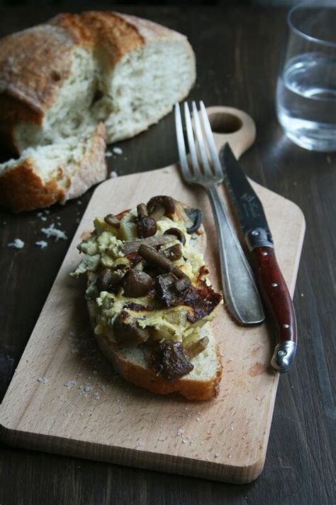 Tortilla aux champignons des bois